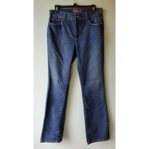 NYDJ Bootcut Size 8 Dark Wash Blue Jeans